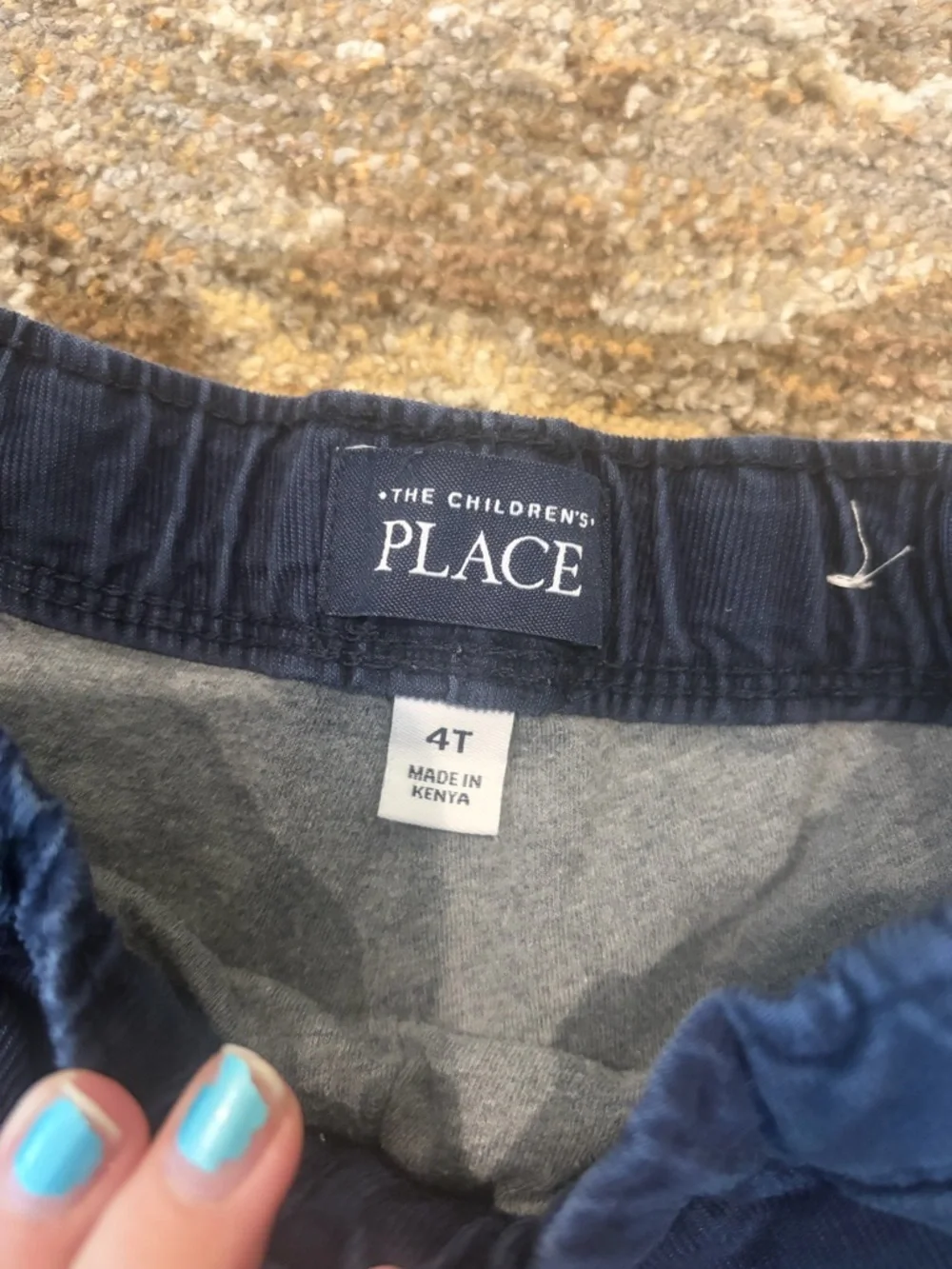 Children’s Place Navy Blue Pull-On Jogger Pants 4T